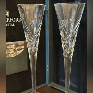Waterford Achievements Crystal Flutes from the Waterford Wishes Collection